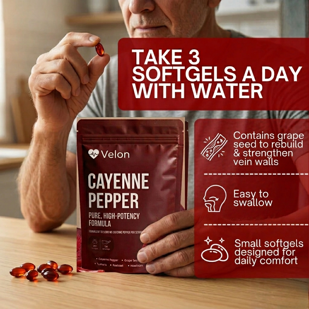 Velon Cayenne Pepper SoftGels